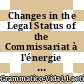 Changes in the Legal Status of the Commissariat à l'énergie atomique (CEA) [E-Book] /