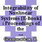 Integrability of Nonlinear Systems [E-Book] : Proceedings of the CIMPA School Pondicherry University, India, 8–26 January 1996 /