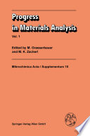 Progress in Materials Analysis [E-Book] : Vol. 1 /