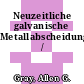 Neuzeitliche galvanische Metallabscheidung /