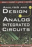 Analysis and design of analog integrated circuits /