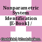Nonparametric System Identification [E-Book] /
