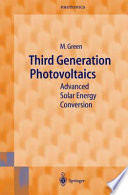 Third Generation Photovoltaics [E-Book] : Advanced Solar Energy Conversion /