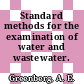 Standard methods for the examination of water and wastewater.