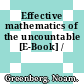 Effective mathematics of the uncountable [E-Book] /