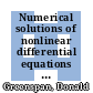 Numerical solutions of nonlinear differential equations : Proceedings of an advanced seminar : Madison, WI, 09.05.1966-11.05.1966.
