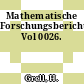 Mathematische Forschungsberichte Vol 0026.
