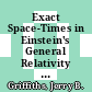 Exact Space-Times in Einstein's General Relativity [E-Book] /