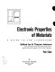 Electronic properties of materials. 3,1 : a guide to the literature.