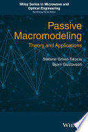 Passive macromodeling : theory and applications [E-Book] /