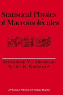 Statistical physics of macromolecules /