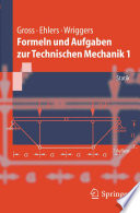 Formeln und Aufgaben zur Technischen Mechanik 1 [E-Book] : Statik /