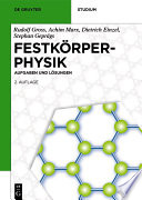 Festkörperphysik : aufgaben und losungen [E-Book] /