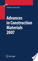 Advances in Construction Materials 2007 [E-Book] /