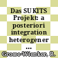 Das SUKITS Projekt: a posteriori integration heterogener CIM Anwendungssysteme.