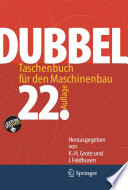 Dubbel [E-Book] : Taschenbuch für den Maschinenbau /