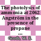 The photolysis of ammonia at 2062 Angström in the presence of propane [E-Book] /