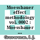 Moessbauer effect methodology vol. 0002 : Moessbauer effect methodology: symposium 0002 : New-York, NY, 25.01.66.