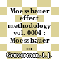 Moessbauer effect methodology vol. 0004 : Moessbauer effect methodology: symposium 0004 : Chicago, IL, 28.01.68.