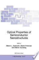 Optical Properties of Semiconductor Nanostructures [E-Book] /