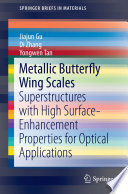 Metallic Butterfly Wing Scales [E-Book] : Superstructures with High Surface-Enhancement Properties for Optical Applications /