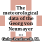 The meteorological data of the Georg von Neumayer station for 1983 and 1984.