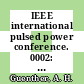 IEEE international pulsed power conference. 0002: digest of papers : Lubbock, TX, 12.06.1979-14.06.1979.