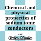 Chemical and physical properties of sodium ionic conductors for solid-state batteries [E-Book] /
