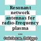 Resonant network antennas for radio-frequency plasma sources : theory, technology and applications [E-Book] /