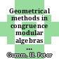 Geometrical methods in congruence modular algebras [E-Book] /