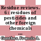 Residue reviews. 6 : residues of pesticides and other foreign chemicals in foods and feeds /