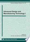 Advanced design and manufacturing technology I : special topic volume with invited papers only [E-Book] /