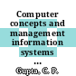 Computer concepts and management information systems [E-Book] /