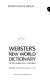 Webster's new world dictionary of the American language.