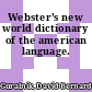 Webster's new world dictionary of the american language.