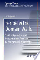 Ferroelectric Domain Walls [E-Book] : Statics, Dynamics, and Functionalities Revealed by Atomic Force Microscopy /