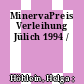 MinervaPreis Verleihung Jülich 1994 /