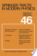 Springer Tracts in Modern Physics, Volume 46 [E-Book] /