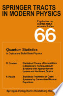 Springer Tracts in Modern Physics [E-Book] : Ergebnisse der exakten Naturwissenschaftenc; Volume 66 /