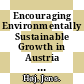 Encouraging Environmentally Sustainable Growth in Austria [E-Book] /