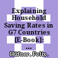 Explaining Household Saving Rates in G7 Countries [E-Book]: Implications for Germany /