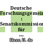 Deutsche Forschungsgemeinschaft : Senatskommission für Wasserforschung :die Arbeit der Senatskommission für Wasserforschung 1957-77.