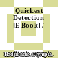 Quickest Detection [E-Book] /