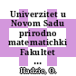 Univerzitet u Novom Sadu prirodno matematichki Fakultet zbornik radova serija za matematiku vol 0014,01.
