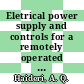 Eletrical power supply and controls for a remotely operated glass melter for nuclear waste : a paper for presentation at the annual meeting of the IEEE/IAS glass Industry Committee Toronto, Canada October 7 - 10, 1985 and for publication in the proceedings [E-Book] /