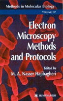 Electron microscopy methods and protocols /