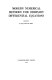Modern numerical methods for ordinary differential equations /
