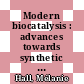 Modern biocatalysis : advances towards synthetic biological systems [E-Book] /
