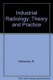 Industrial radiology : theory and practice /
