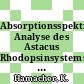 Absorptionsspektroskopische Analyse des Astacus Rhodopsinsystems und Nachweis einer metabolischen Regeneration des Rhodopsins nach Helladaptation [E-Book] /